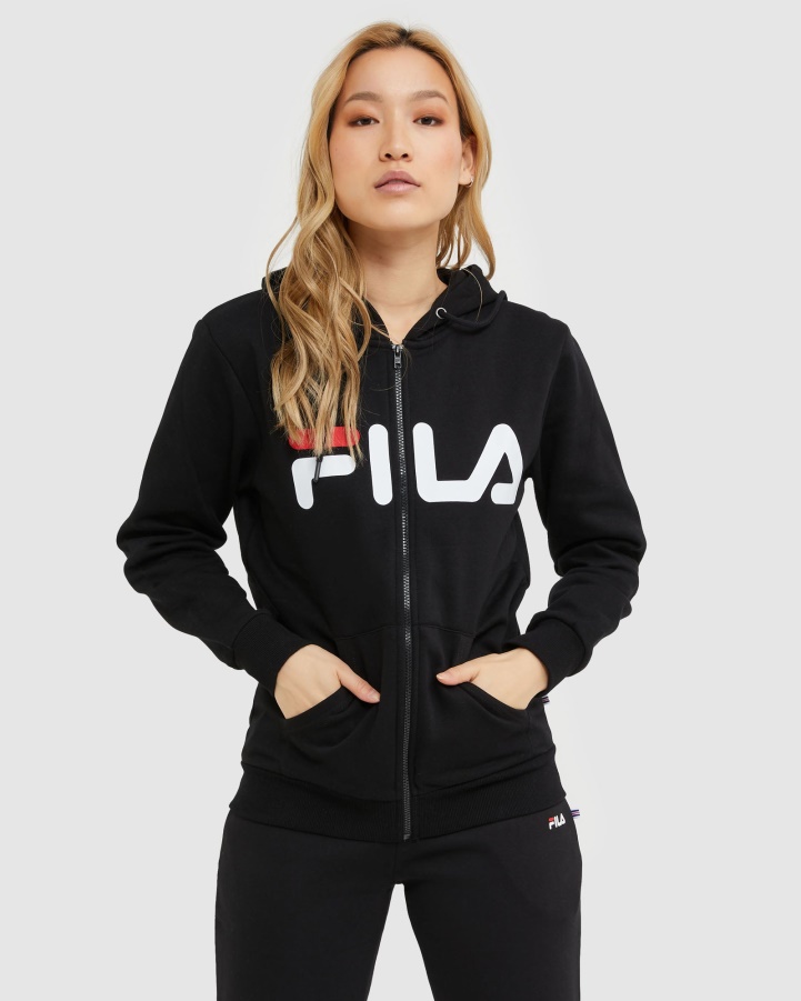 Fila Classic Unisex Zip Jacket Black
