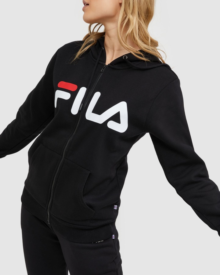 Fila Classic Unisex Zip Jacket Black