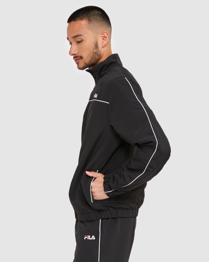 Fila Black Classic Men's Microfibre Jacket