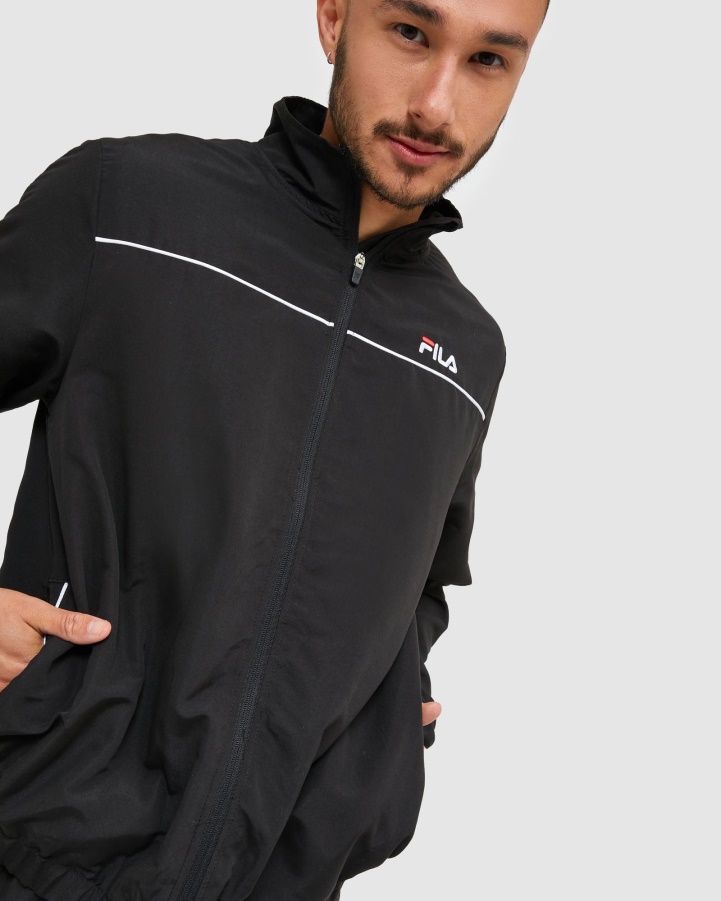 Fila Black Classic Men's Microfibre Jacket