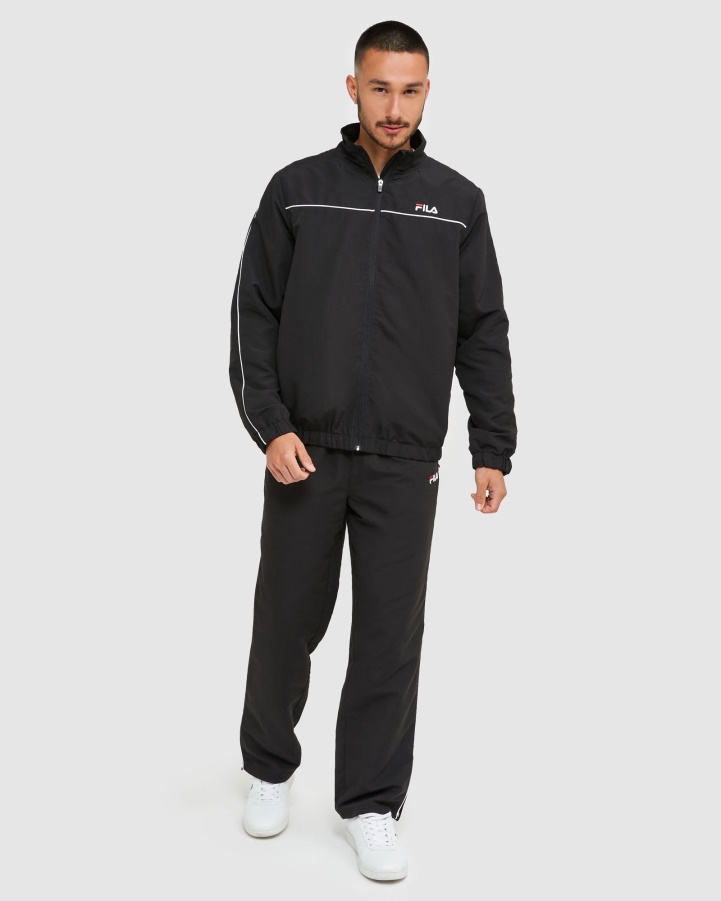 Fila Black Classic Men's Microfibre Jacket