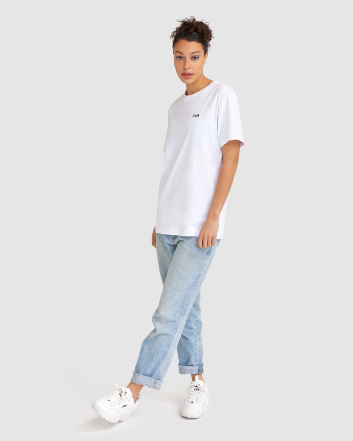 Unisex Classic Tee 2 White Fila