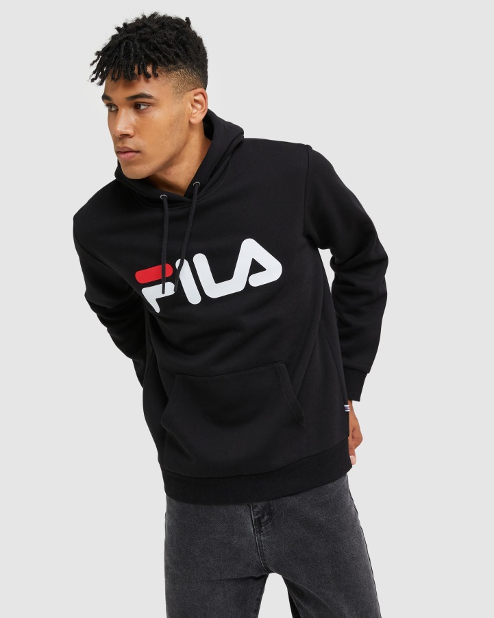 Black Classic Unisex Hood Fila