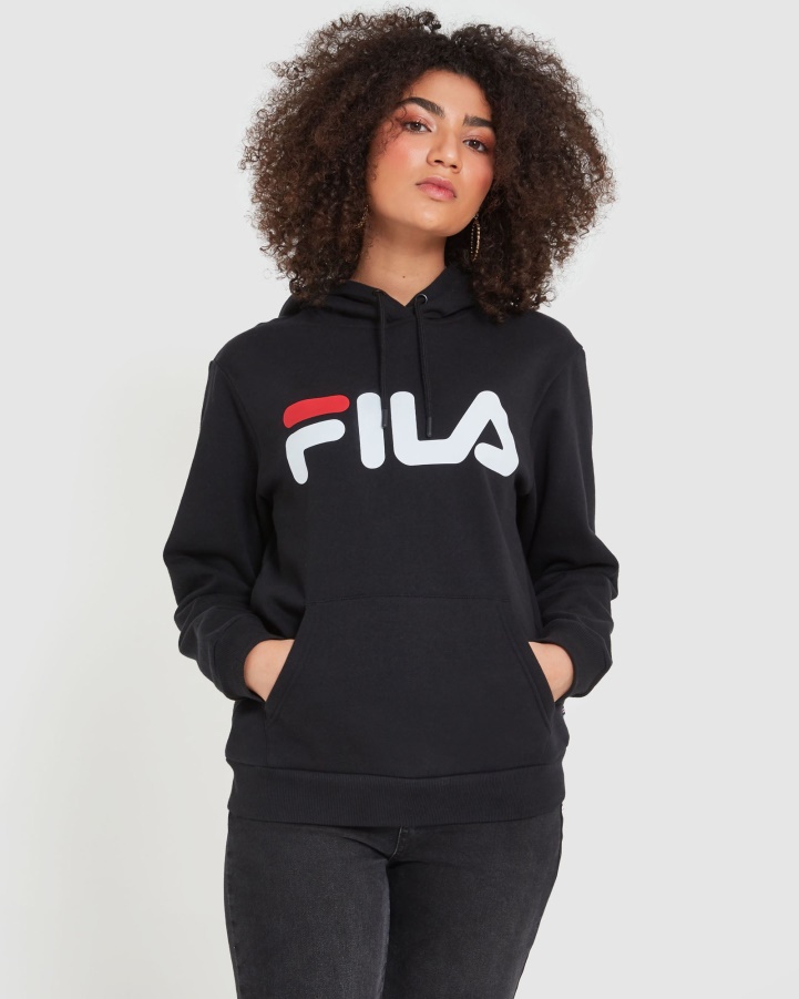 Black Classic Unisex Hood Fila
