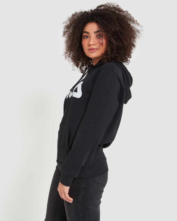 Black Classic Unisex Hood Fila