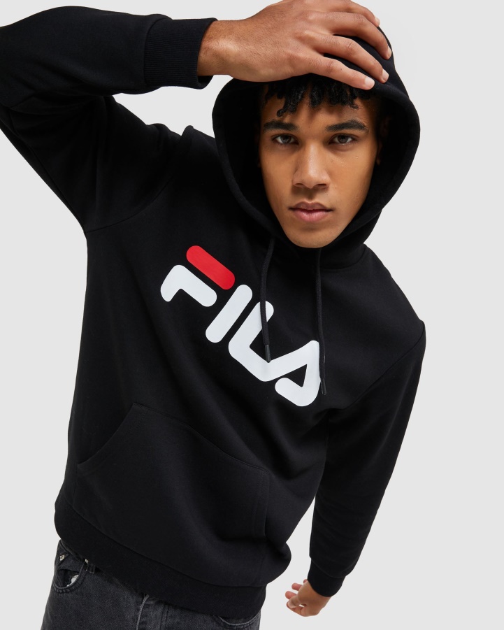 Black Classic Unisex Hood Fila