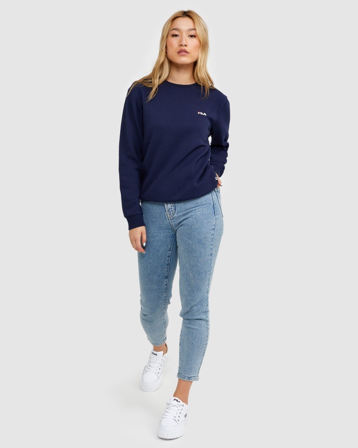 Classic Unisex Crew 2 Fila New Navy
