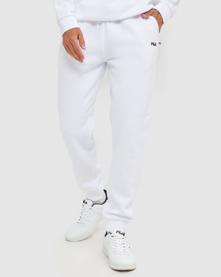 White Fila Classic Unisex Pant