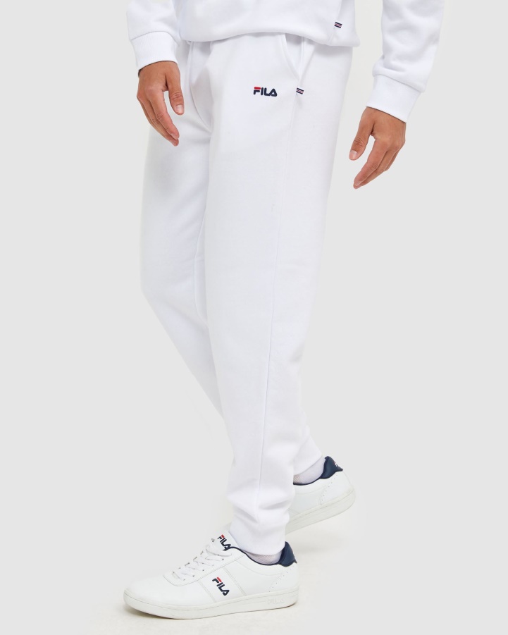White Fila Classic Unisex Pant
