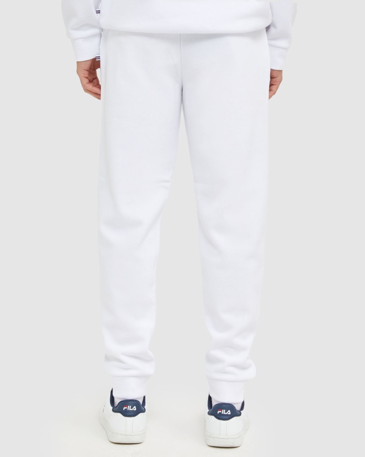 White Fila Classic Unisex Pant