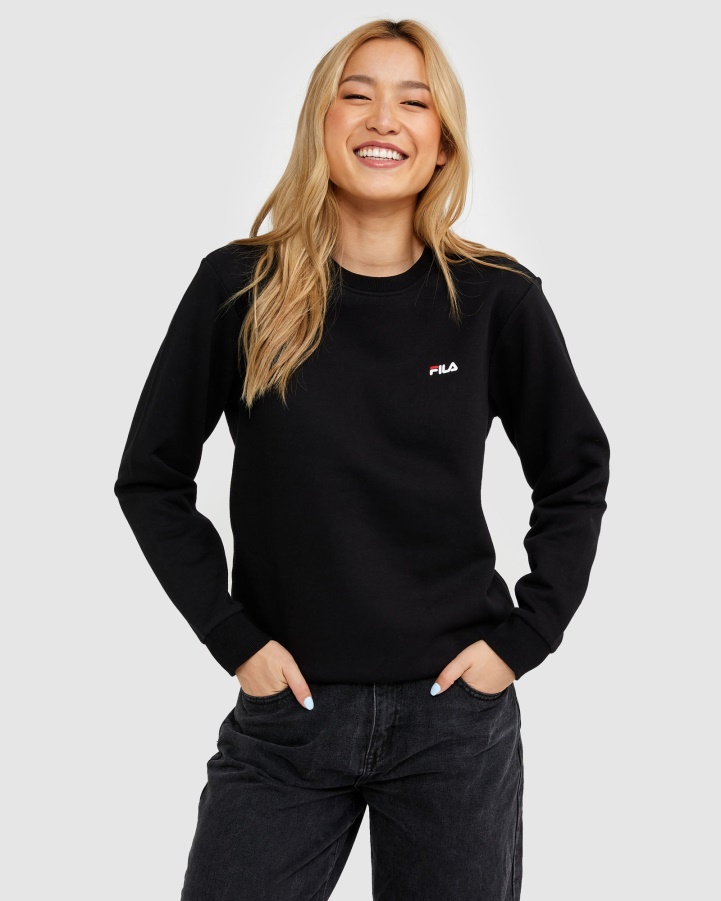 Fila Black Classic Unisex Crew 2