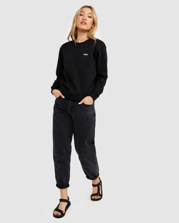 Fila Black Classic Unisex Crew 2