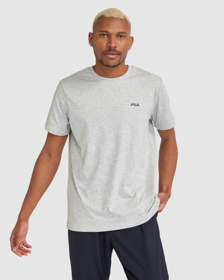 Silver Marle Fila Unisex Classic Tee 2