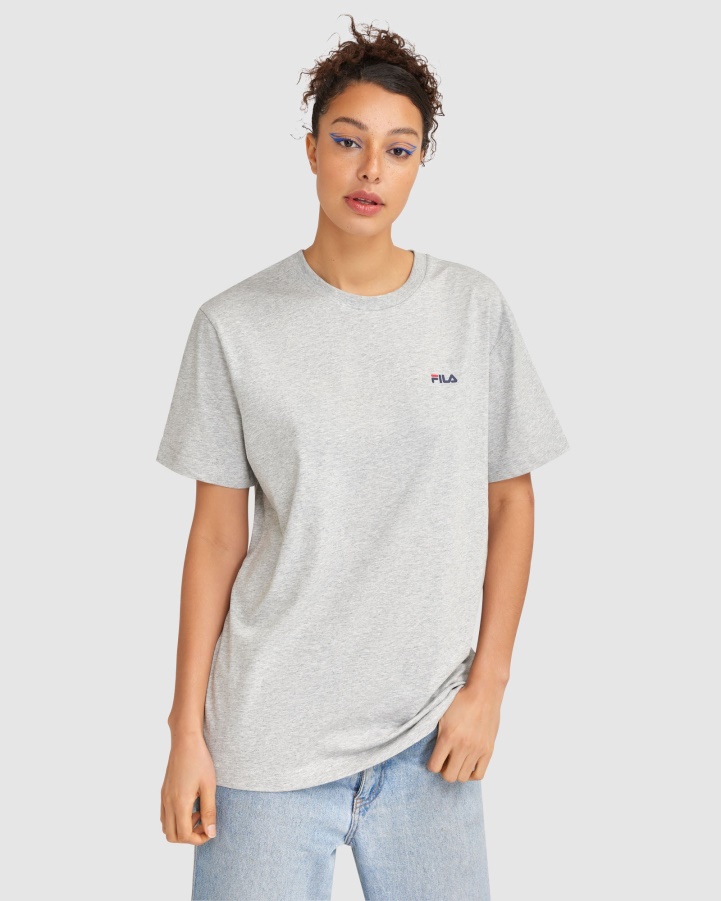 Silver Marle Fila Unisex Classic Tee 2