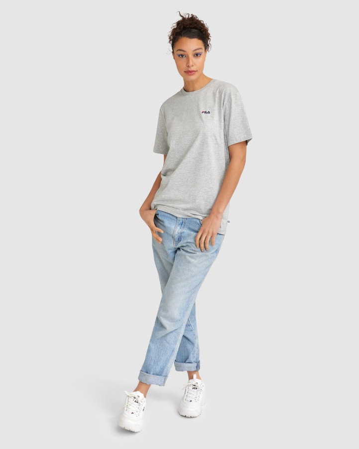 Silver Marle Fila Unisex Classic Tee 2