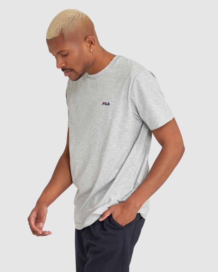 Silver Marle Fila Unisex Classic Tee 2