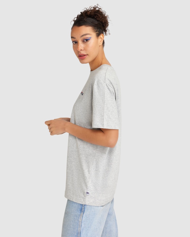 Silver Marle Fila Unisex Classic Tee 2