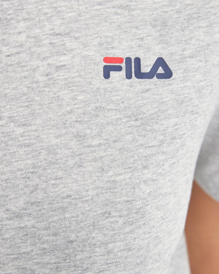 Silver Marle Fila Unisex Classic Tee 2