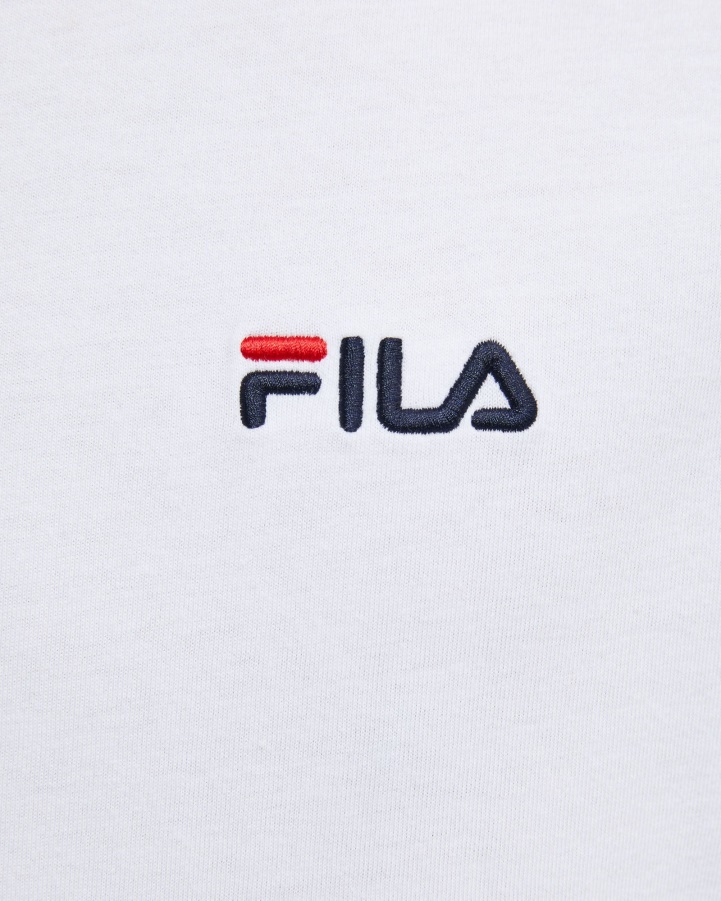 Fila White Classic Men's Ringer Tee