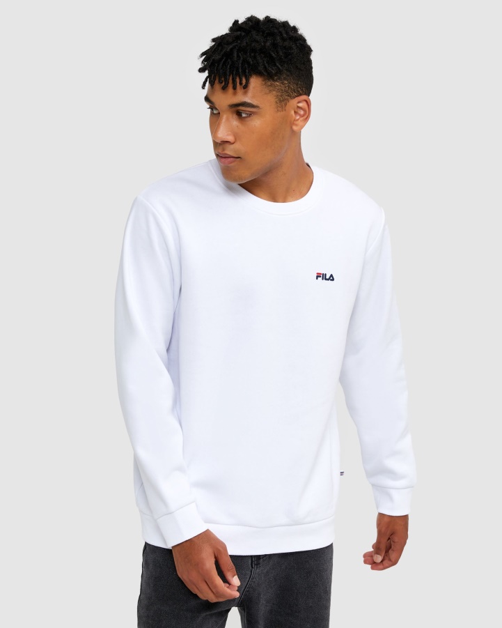 White Classic Unisex Crew 2 Fila