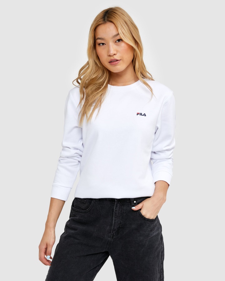 White Classic Unisex Crew 2 Fila