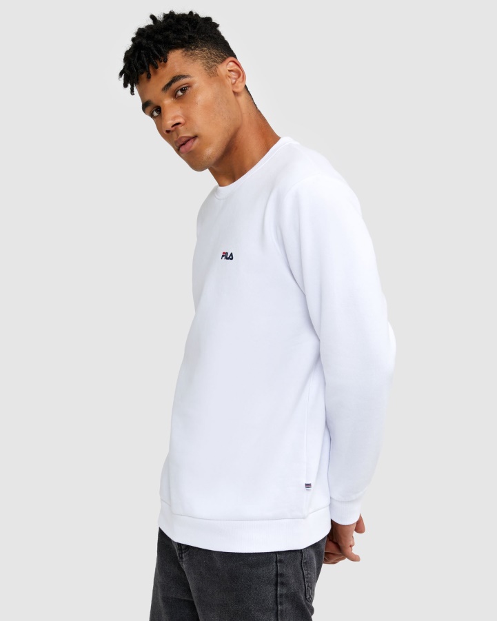 White Classic Unisex Crew 2 Fila