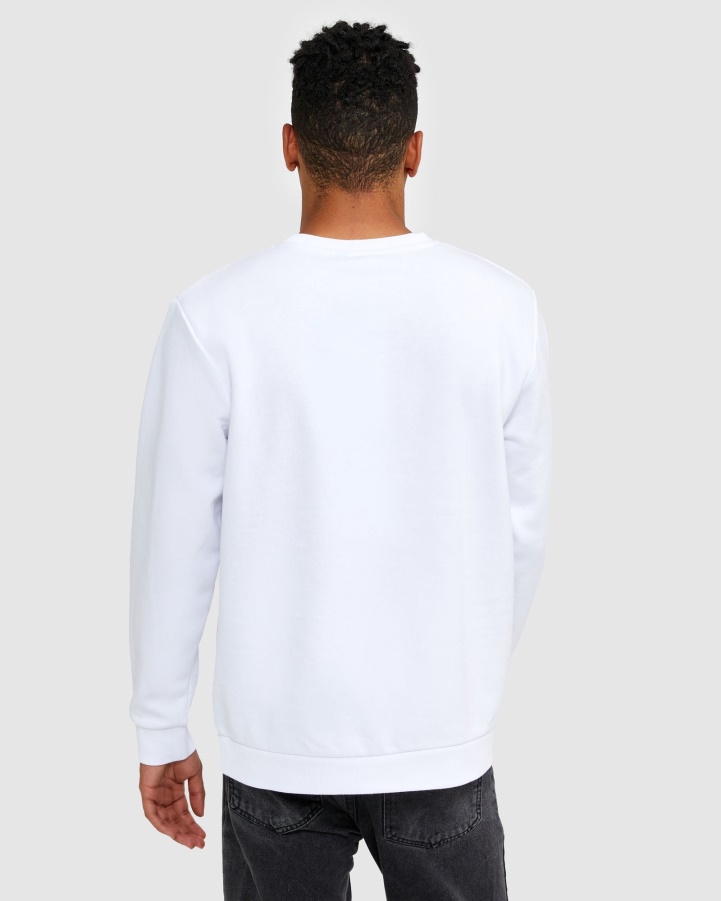 White Classic Unisex Crew 2 Fila