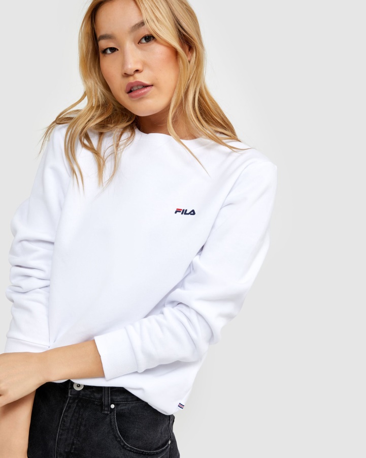 White Classic Unisex Crew 2 Fila