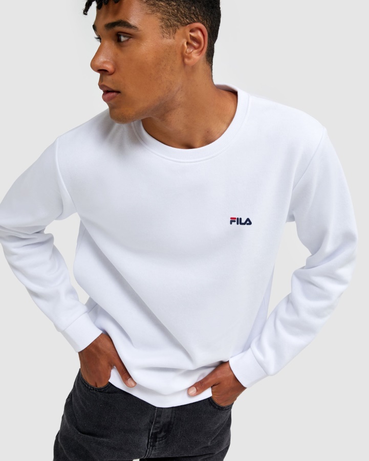 White Classic Unisex Crew 2 Fila