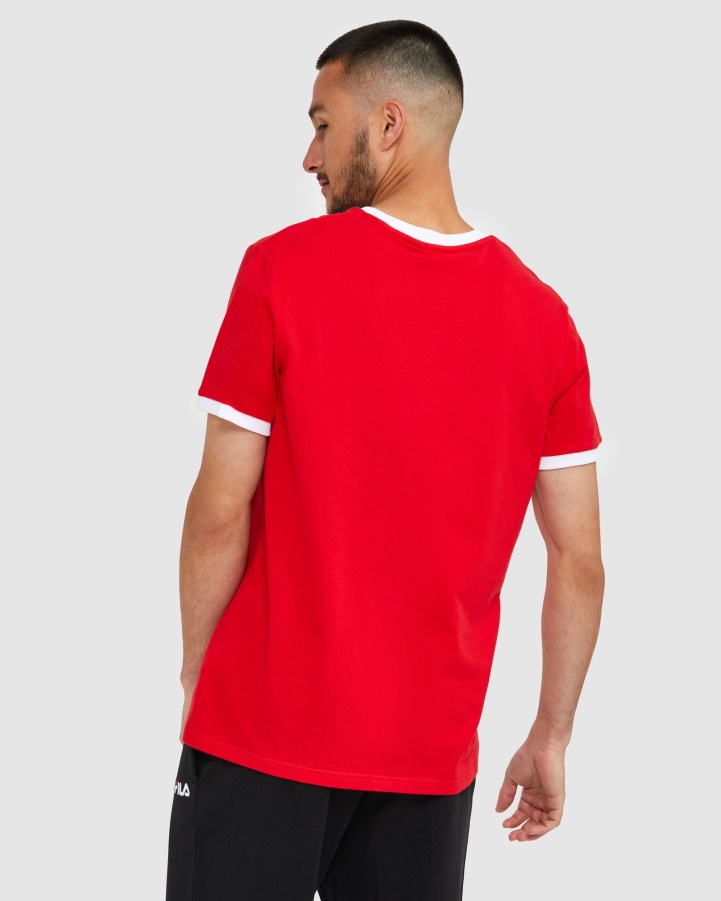 Fila Red Classic Men's Ringer Tee