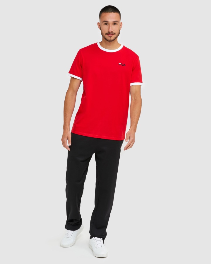 Fila Red Classic Men's Ringer Tee