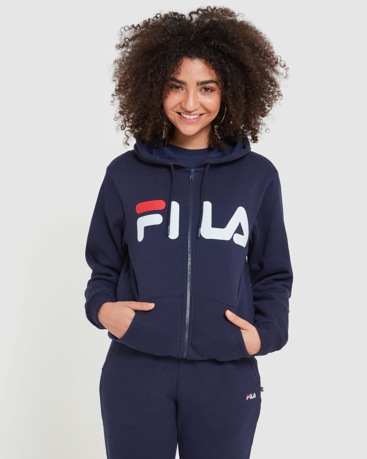 New Navy Classic Unisex Zip Jacket Fila