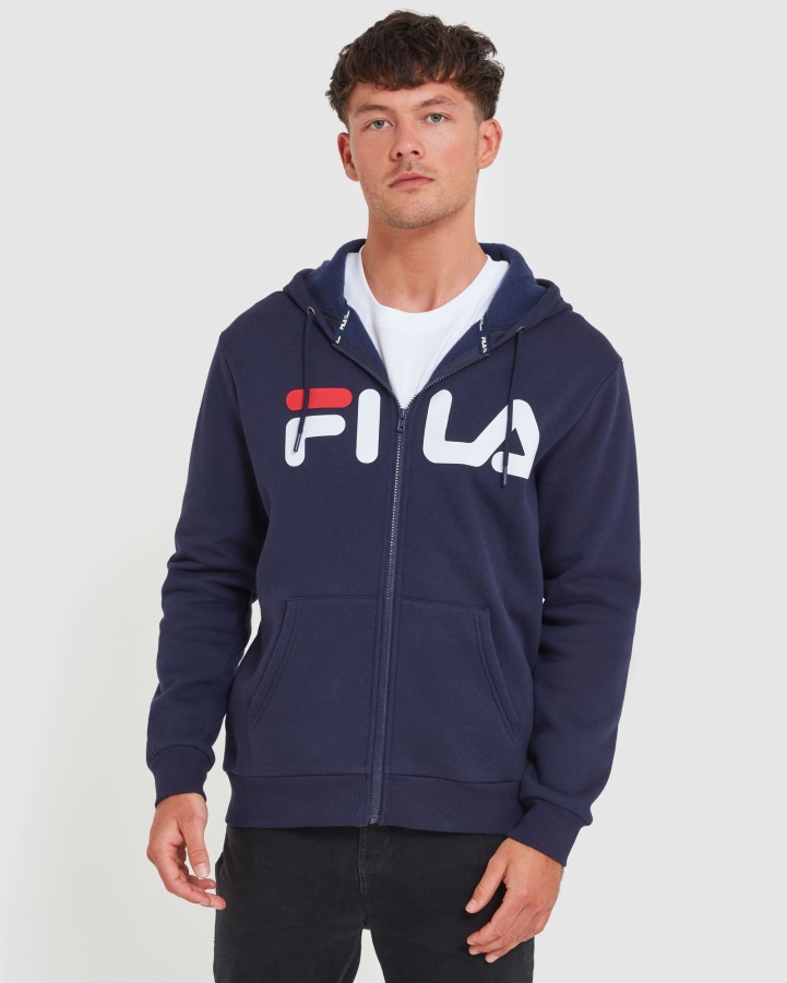 New Navy Classic Unisex Zip Jacket Fila