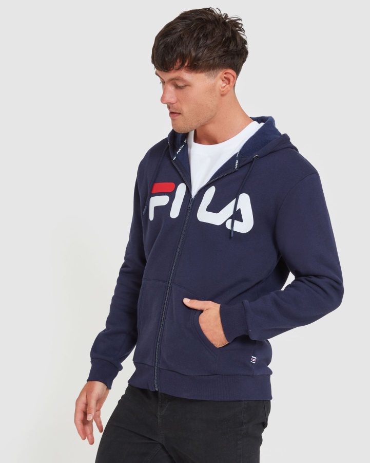 New Navy Classic Unisex Zip Jacket Fila