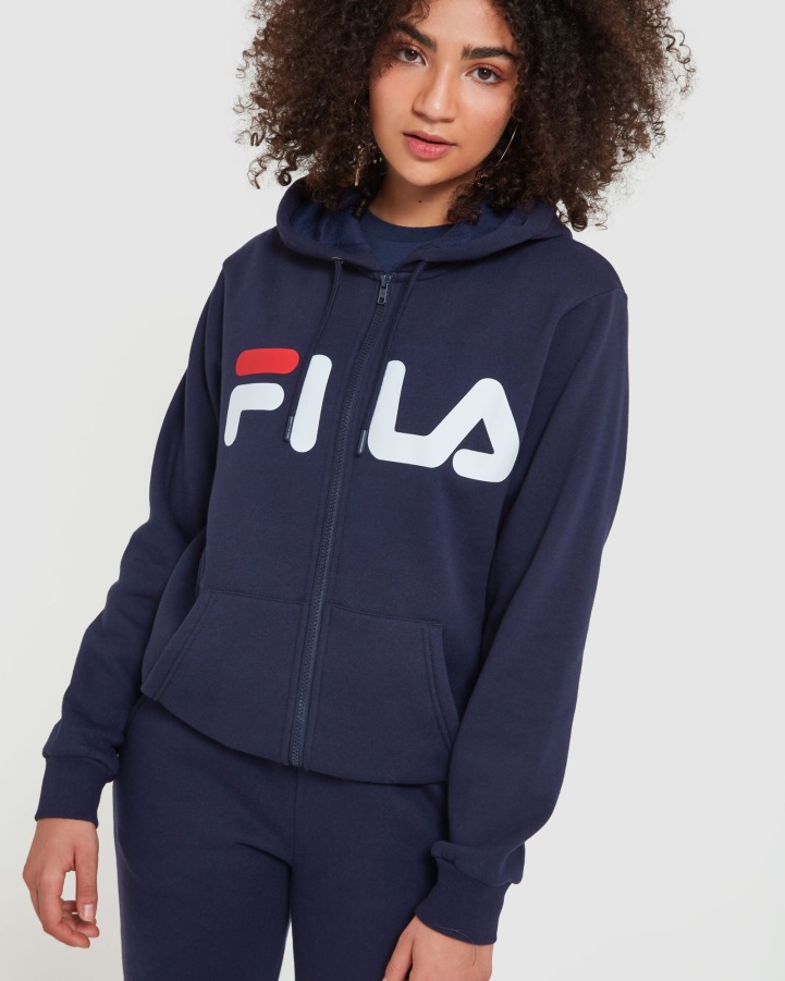 New Navy Classic Unisex Zip Jacket Fila