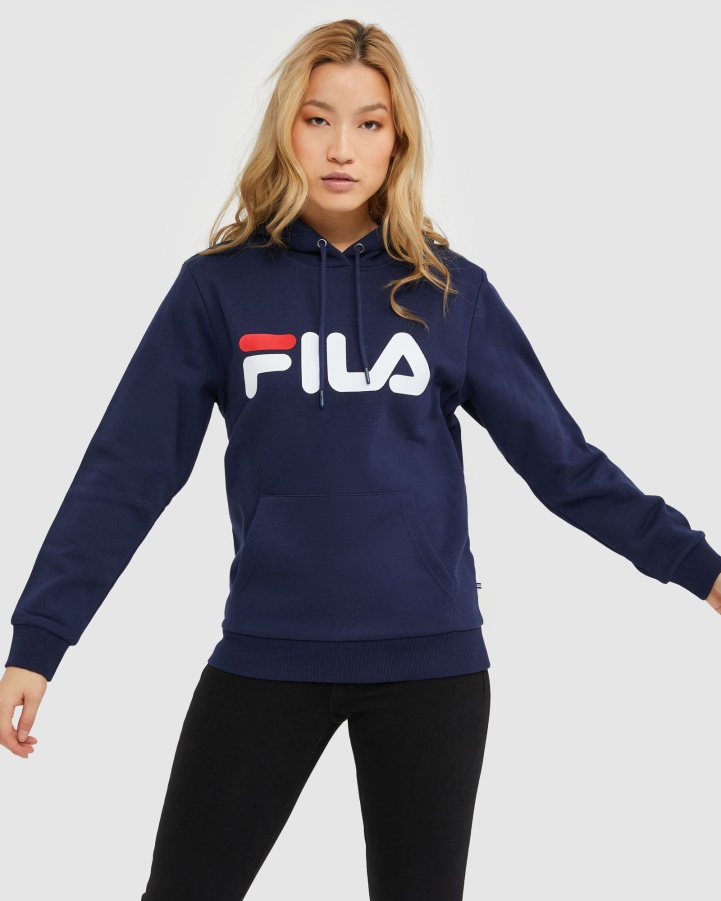 Classic Unisex Hood Fila New Navy