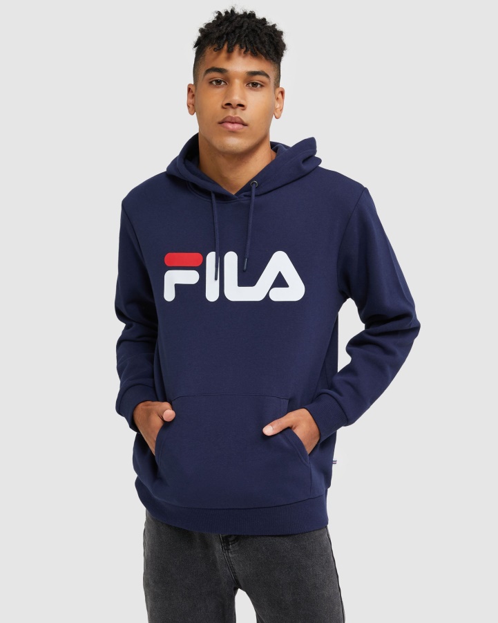 Classic Unisex Hood Fila New Navy