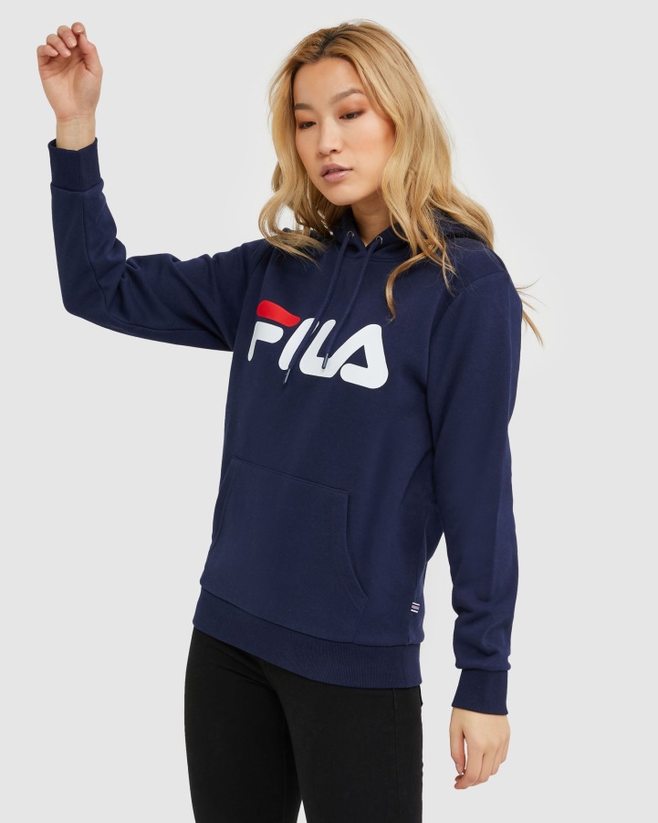 Classic Unisex Hood Fila New Navy
