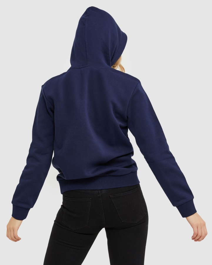 Classic Unisex Hood Fila New Navy