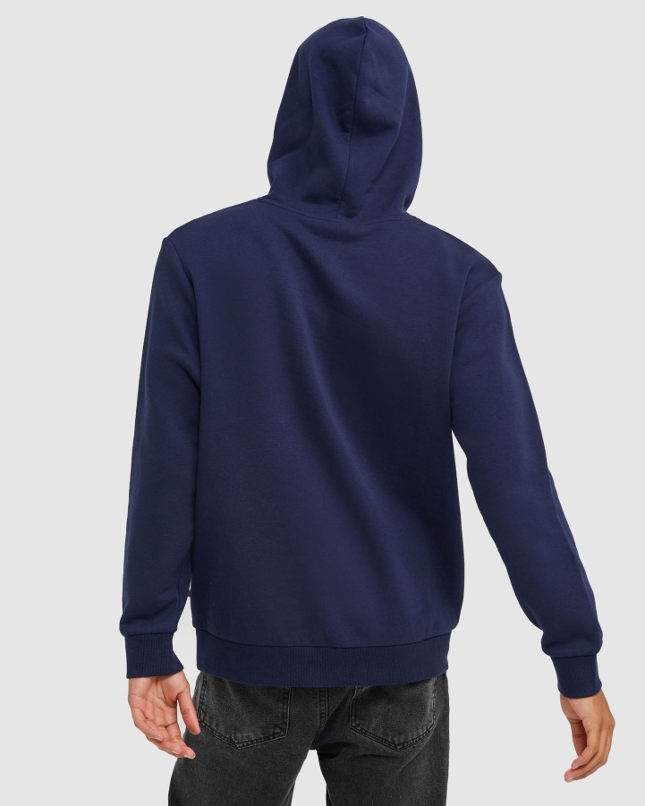 Classic Unisex Hood Fila New Navy