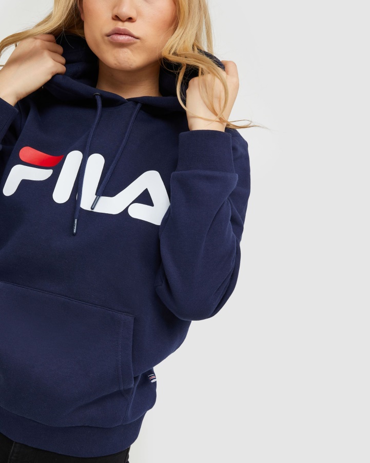 Classic Unisex Hood Fila New Navy