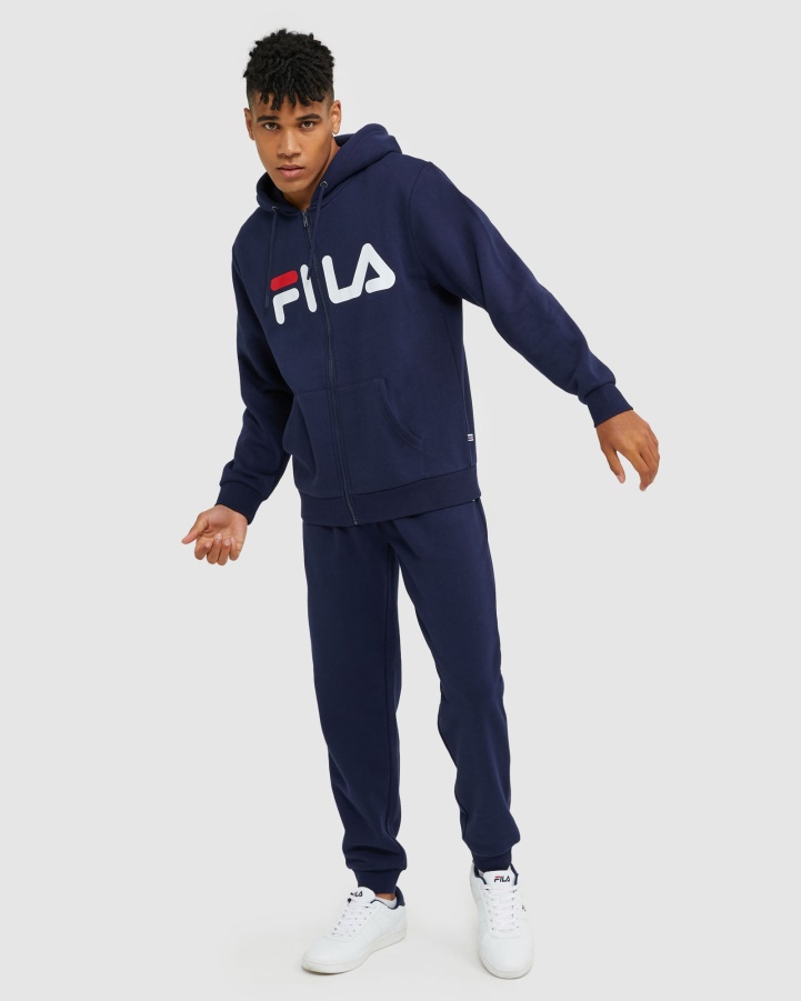 Classic Unisex Hood Fila New Navy