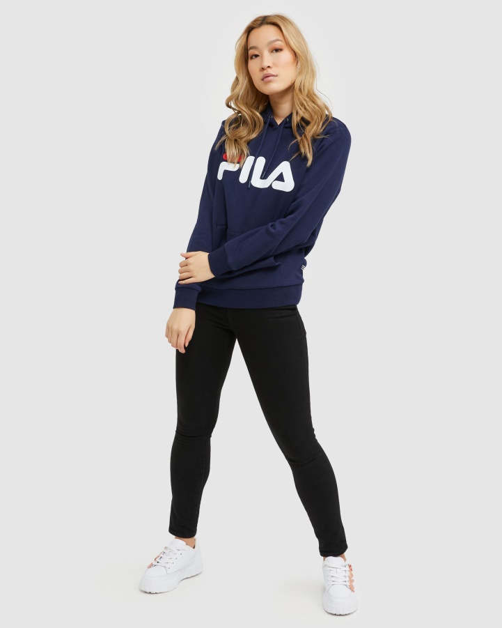 Classic Unisex Hood Fila New Navy