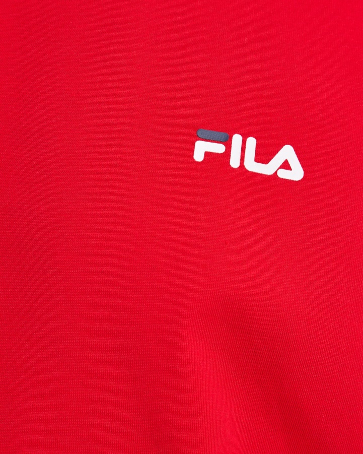 Red Fila Unisex Classic Tee 2