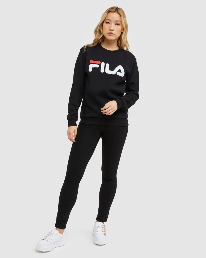 Fila Black Classic Unisex Crew