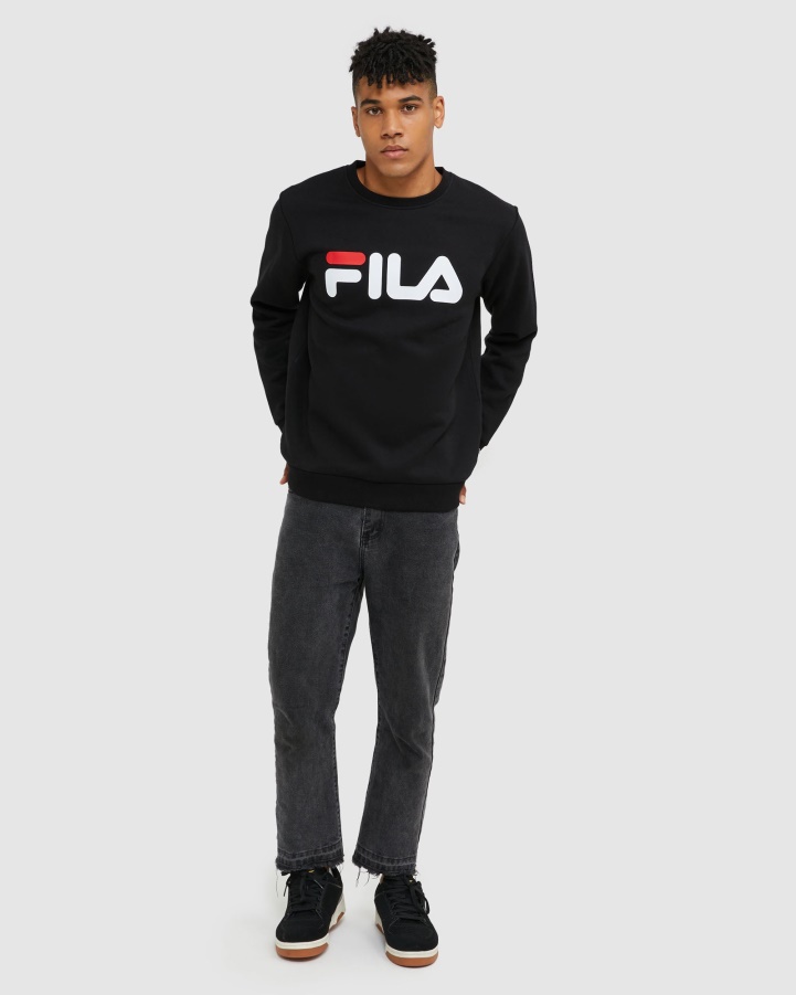 Fila Black Classic Unisex Crew