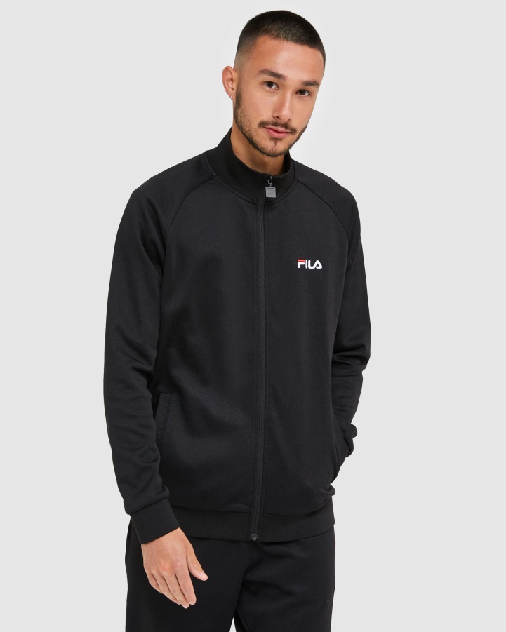 Classic Men's Zip Jacket Black Fila