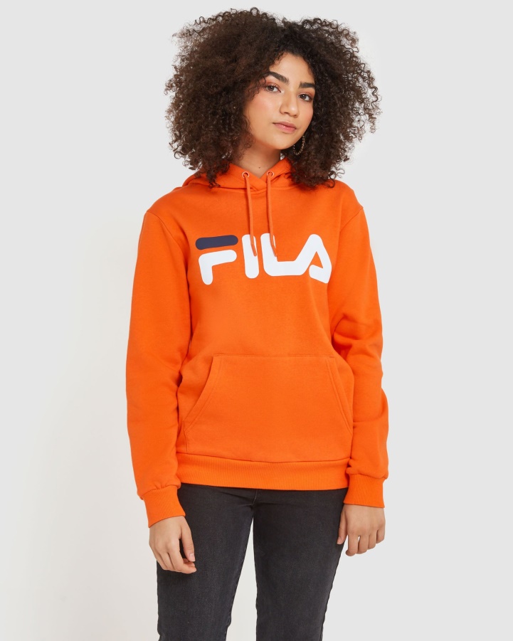 Classic Unisex Hood Fila Red Orange