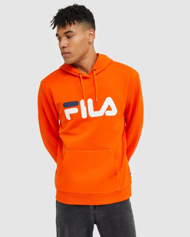 Classic Unisex Hood Fila Red Orange