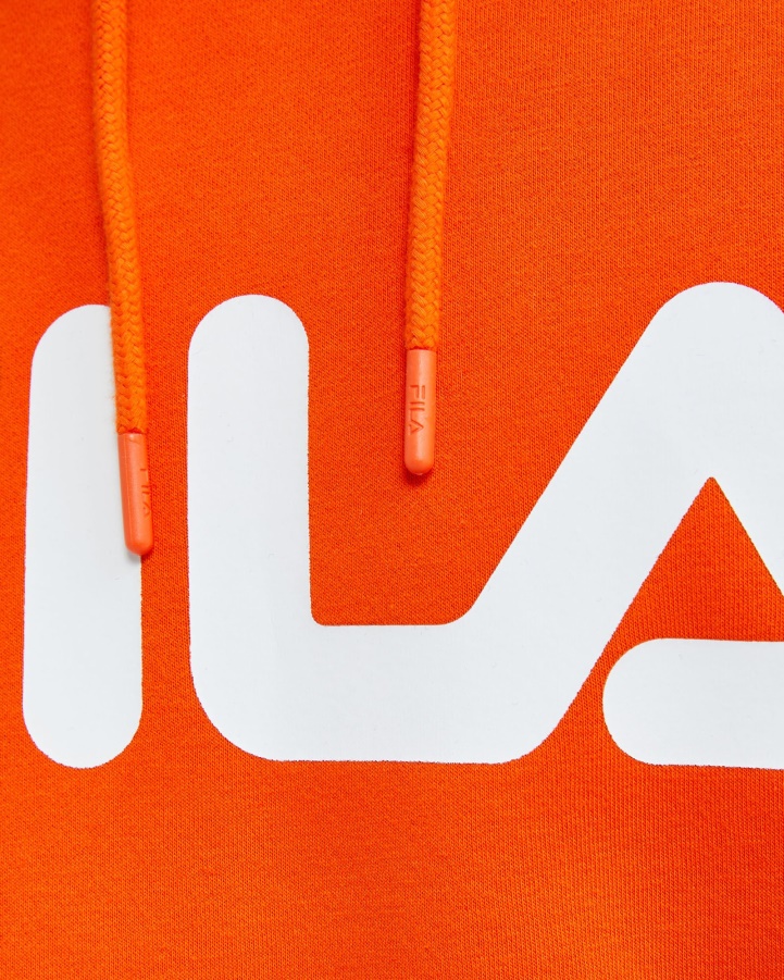 Classic Unisex Hood Fila Red Orange